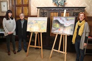 El pintor Joaquim Budesca dona 20 aquarel·les a l'Ajuntament de Vilanova. Ajuntament de Vilanova