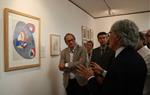 El president de la Generalitat, Quim Torra, durant la inauguració de l'exposició 'Galerie Mirador. París 1948-1955”, a la Fundació Apel·les Fenosa. AC