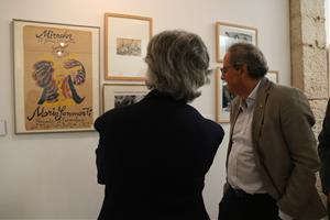 El president de la Generalitat, Quim Torra, durant la inauguració de l'exposició 'Galerie Mirador. París 1948-1955”, a la Fundació Apel·les Fenosa