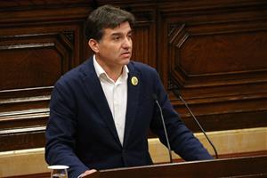 El president del grup d'ERC, Sergi Sabrià, al ple del Parlament del 17 d'octubre de 2019. ACN