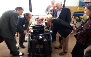 El president Quim Torra visita l’Institut Nou de Vilafranca i la Fundació L’Espiga