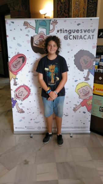 El sitgetà Xavier Molina, escollit membre del Consell dels Infants i els Adolescents de Catalunya. Ajuntament de Sitges