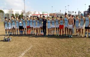 El Sub16 del combinat Sel Vilanova/Rugbi Nova Olivella. Eix