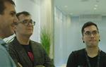 El Youtuber Wismichu (Ismael Prego) amb el director del Festival de Sitges, Àngel Sala, al documental 'Vosotros sois mi película'. ACN