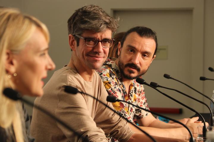 Els actors Javier Botet i David Pareja han presentat 'Amigos' al Festival de cinema de Sitges. ACN
