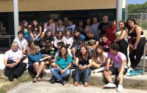 Els alumnes de 4rt d’ESO de l’Institut Dolors Mallafrè de Vilanova i la Geltrú. Eix