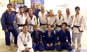 Els alumnes de l'Escola de Judo Vilafranca. Eix