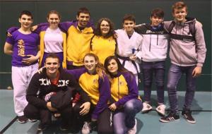 Els esportistes del Club Judo Olèrdola. Eix