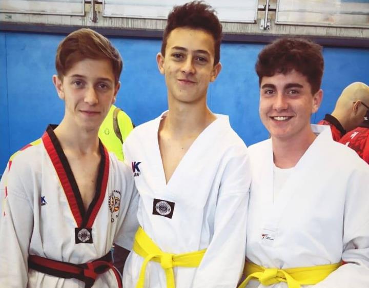 Els esportistes del Taekwondo La Lira Vendrellenca. Eix