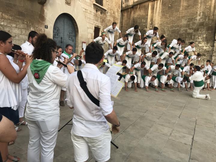 Els Falcons de Vilafranca presenten les noves músiques per Festa Major. Falcons de Vilafranca