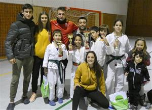 Els judokes del Judo Olèrdola a Moià. Eix