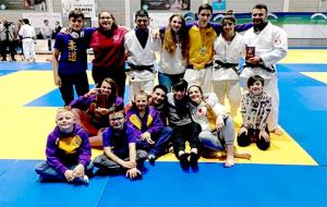 Els judoques de l'escola de Judo Olèrdola. Eix
