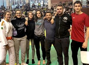 Els judoques de l'escola de Judo Olèrdola. Eix