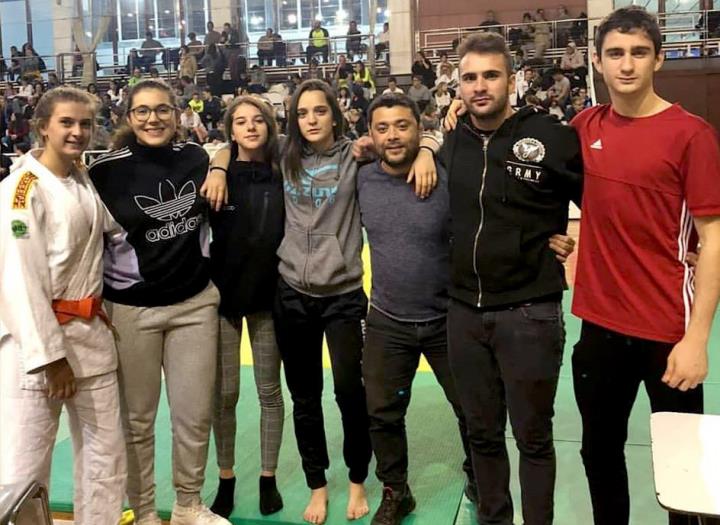 Els judoques de l'escola de Judo Olèrdola. Eix