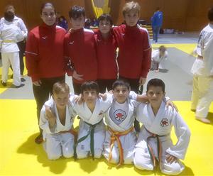 Els judoques de l'escola de Judo Vilafranca. Eix