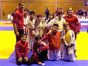 Els judoques de l'escola de Judo Vilafranca a Falset. Eix