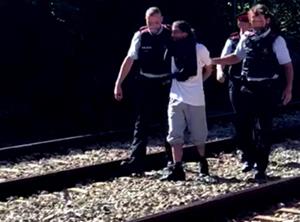 Els Mossos d'Esquadra han detingut un dels manifestants del tall de vies del tren de Vilanova