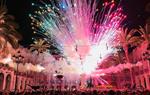 Emotiu Correfoc a la festa major de Vilanova, que ha celebrat el 25 aniversari de l'emblemàtic sostre de foc. Ajuntament de Vilanova