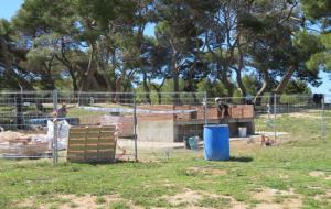 En marxa les obres de remodelació de la zona de barbacoes de la Vilanoveta 