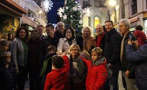 Encesa de l'enllumenat de Nadal a Sitges. Laura Bregante