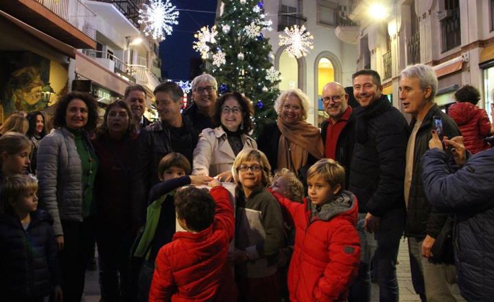 Encesa de l'enllumenat de Nadal a Sitges. Laura Bregante