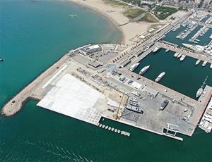 Enllesteixen la nova àrea tècnica per grans eslores del port de Vilanova i la Geltrú