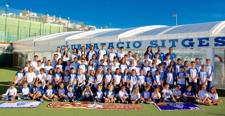 Equip 2019-2020 del CN Sitges. Eix