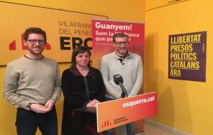 ERC acusa el govern d'imposar un creixement de Vilafranca per sobre del que està aprovat al POUM vigent. ERC
