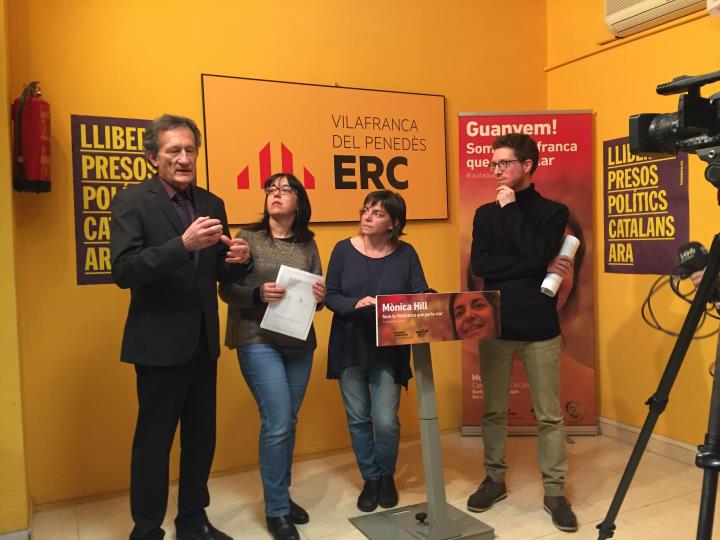 ERC presenta 18 al·legacions i demana la retirada del projecte de transformació del carrer del Comerç de Vilafranca. ERC