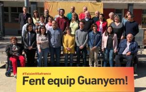 Esquerra de Vilafranca presenta tota la candidatura amb l’objectiu de