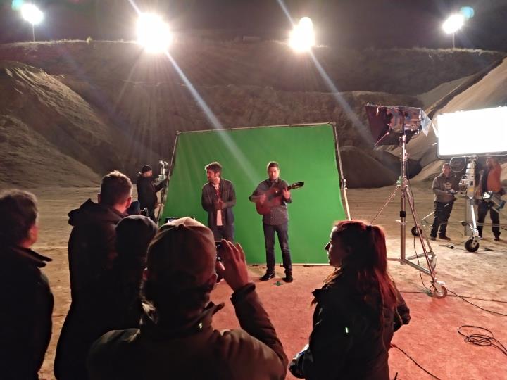 Estopa grava a Sitges el seu nou videoclip Fuego. Node Film Clúster