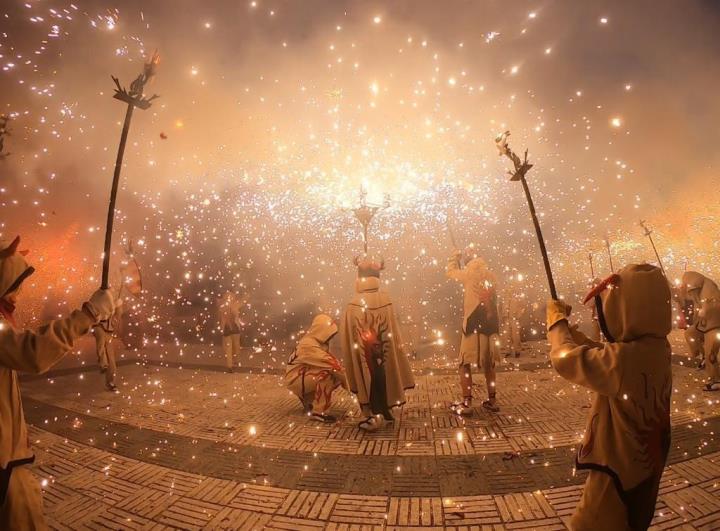 Èxit de la primera Trobada de Diables Infantils del Baix Penedès a Banyeres. Ajuntament de Banyeres