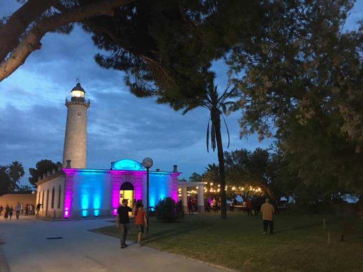 Far de Vilanova. Eix