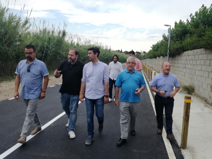 Finalitzen les obres d’arranjament del camí del Romaní, del Vendrell. Ajuntament del Vendrell