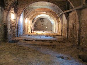 Finalitzen les obres de rehabilitació del celler del Castell de Penyafort, que serà una sala polivalent