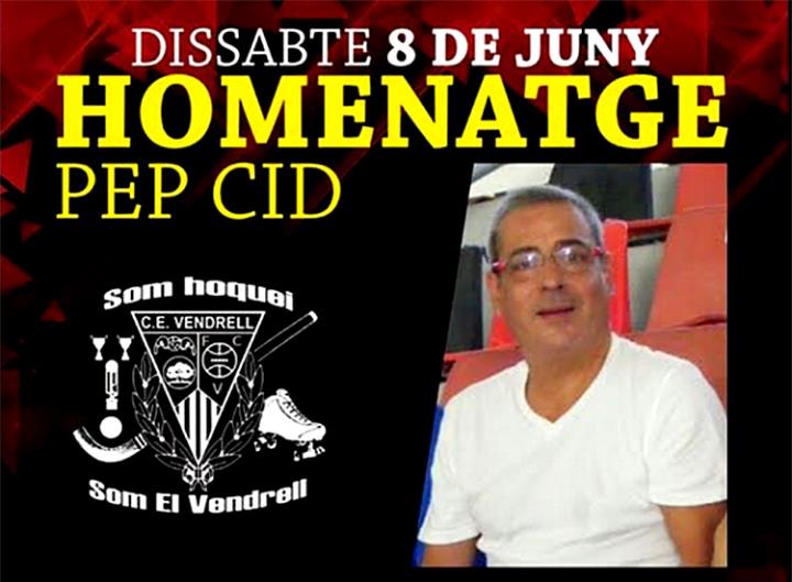 Homenatge a Pep Cid del Hoquei CE Vendrell. Eix