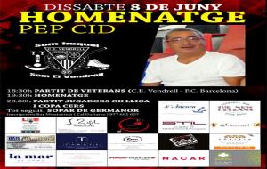 Homenatge a Pep Cid del Hoquei CE Vendrell