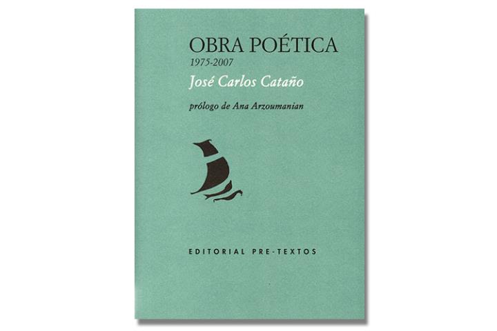 Imatge coberta 'Obra poética', de José Carlos Cataño. Eix
