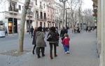 Imatge d'arxiu de la rambla Principal de Vilanova. EIX
