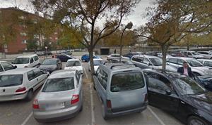 Imatge d'arxiu de l'aparcament del carrer Assumpta Trens. Google Maps