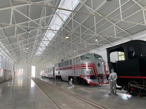 Imatge de la Gran Nau del Museu del Ferrocarril després de la rehabilitació i reforma integral. EIX