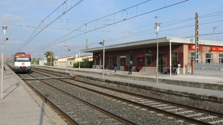 Imatge de l’estació de Renfe a l’Arboç. Ajuntament de l'Arboç
