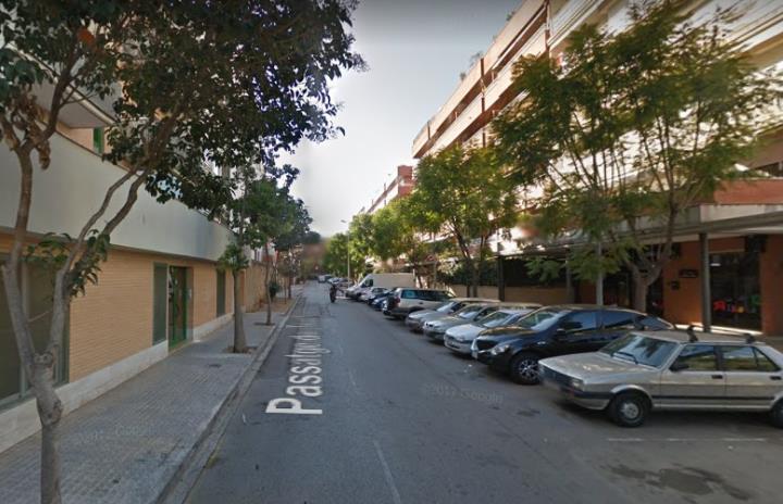 Imatge del carrer del Tèxtil de Vilanova. Google Maps