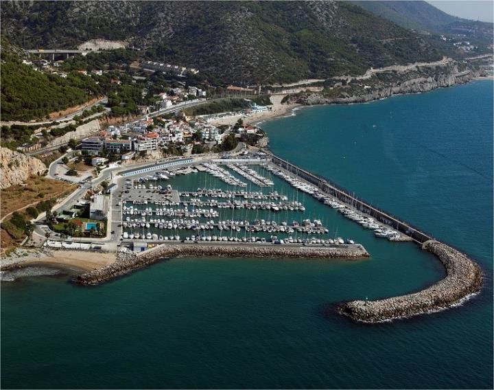 Imatge del port de Garraf. Club Nàutic Garraf