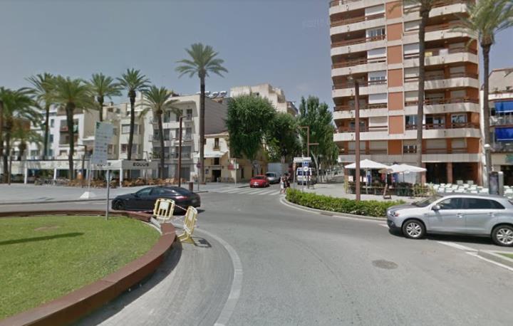 Imatge general de la cruïlla entre el passeig del Carme i la rambla Pirelli de Vilanova. Google Maps