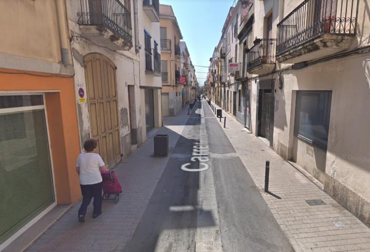 Imatge general del carrer Correu de Vilanova. Google Maps
