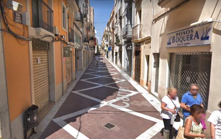 Imatge general del carrer Sant Sebastià de Vilanova. Google Maps