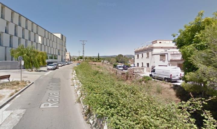 Imatge general del torrent de la Pastera, a Vilanova. Google Maps