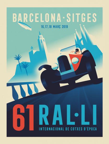 Inspiració centenària en la imatge del Ral.li Barcelona-Sitges 2019. EIX