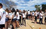La Carrera contra el Hambre de los alumnos del Lycée Français Bel Air. Eix